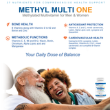 Methyl Multi One Methylated Multivitamin Without Iron – 60 Capsules
