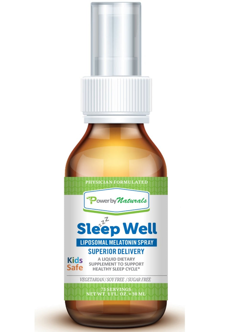 Sleep Well - Liquid Melatonin 3mg - Power By Naturals